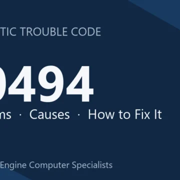 P0494 Code Symptoms, Causes, Diagnostic Steps, Cost & Safety