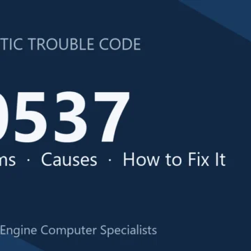 P0537 Code Symptoms, Causes, Diagnosis & Repair Guide Overview