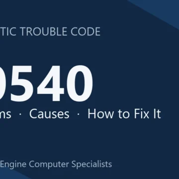 P0540 Code Symptoms, Causes, Diagnosis and Repair Guide Steps