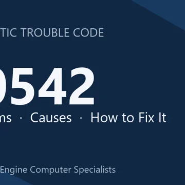 P0542 Code Symptoms, Causes, Diagnosis and Repair Costs Guide