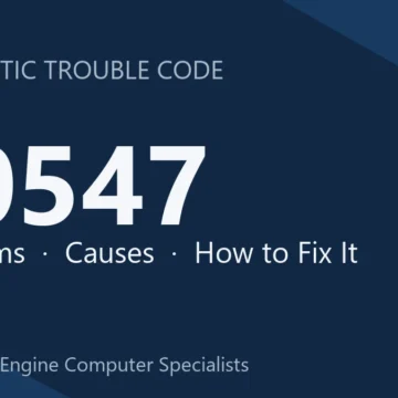 P0547 Code Symptoms, Causes, Diagnosis & Repair Steps Full Guide