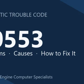 P0553 Code Symptoms, Causes, Diagnosis, Repair & Cost Guide Overview