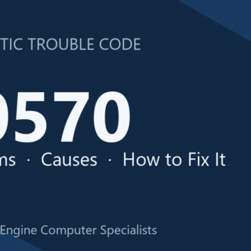 P0570 Code Symptoms, Causes, Diagnostic Steps & Cost Estimates