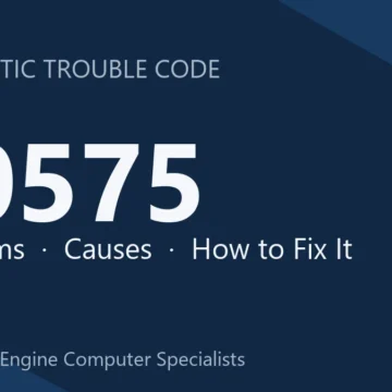 P0575 Code Symptoms, Causes, Diagnosis, and Repair Costs Guide