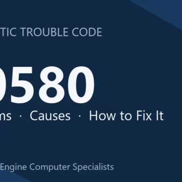 P0580 Code Symptoms, Causes, Diagnosis and Repair Costs Guide