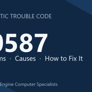 P0587 Code Symptoms, Causes, Diagnosis & Repair and Reprogram
