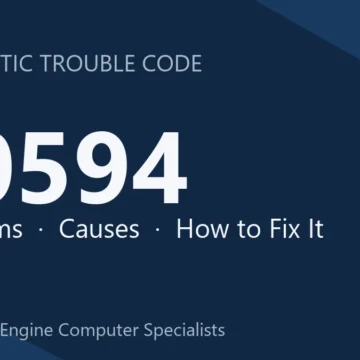P0594 Code Symptoms, Causes, Diagnosis, Repair & Reprogramming