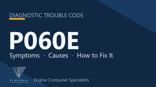 P060E diagnostic trouble code guide