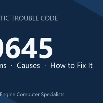 P0645 Code Symptoms, Causes, Diagnosis, Repair Costs & Safety