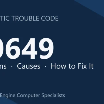 P0649 Code Symptoms, Causes, Repair Steps & Cost Guide, Tips