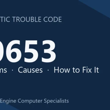 P0653 Code Symptoms, Causes, Diagnostic Steps & Repair Costs