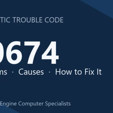 P0674 Code Symptoms, Causes, Diagnosis & Repair – Cost Overview