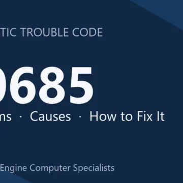 P0685 Code Symptoms, Causes, Diagnosis & Repair Guide for Engine
