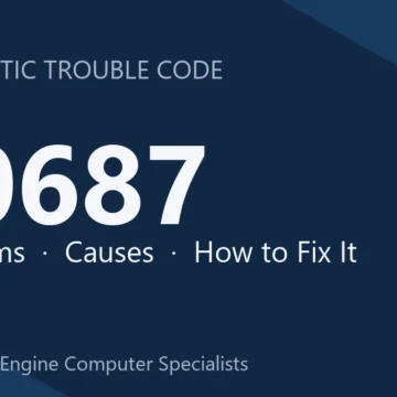P0687 Code Symptoms, Causes, Diagnosis & Repair Guide for Engines