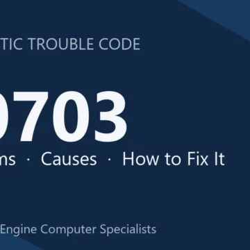 P0703 Code Symptoms, Causes, Diagnosis, Repair Steps & Cost Estimate