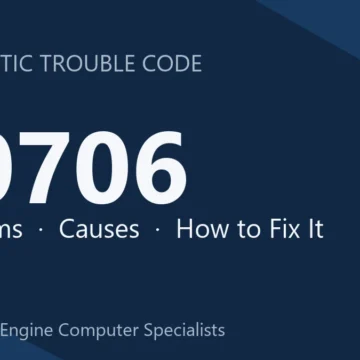 P0706 Code Symptoms, Causes, and Repair Procedures Explained