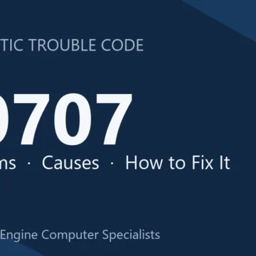P0707 Code Symptoms, Causes, Diagnosis, Repair & Reprogramming Costs