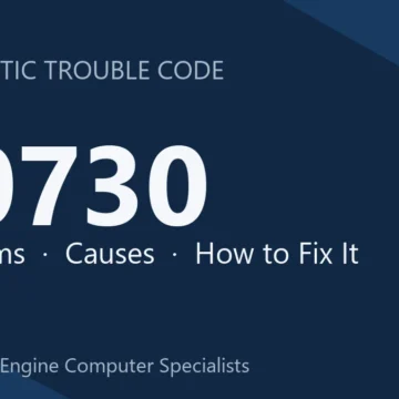 P0730 Code Symptoms, Causes, Diagnostic Steps & Repair Costs