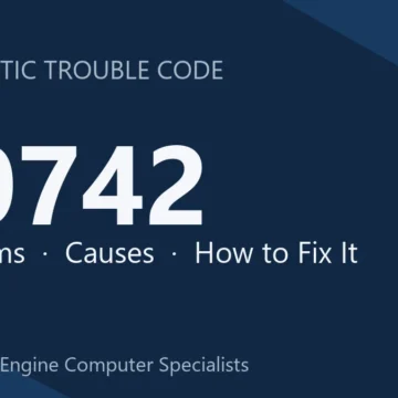 P0742 Code Symptoms, Causes, Diagnosis, Reprogramming & Repair Costs