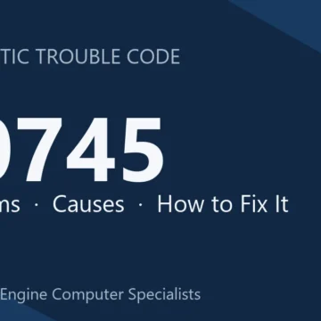 P0745 Code Symptoms, Causes, Diagnosis & Repair Cost Overview