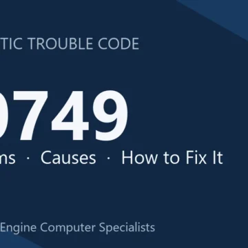 P0749 Code Symptoms, Causes & Repair Guide