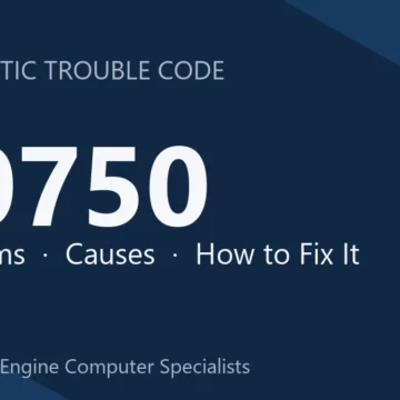 P0750 Code Symptoms, Causes, Diagnosis and Repair Overview Guide