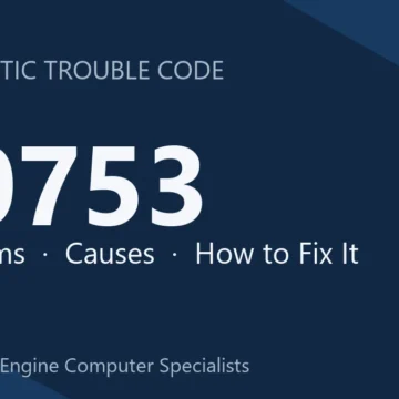 P0753 Code Symptoms, Causes, Diagnosis, Repair & Cost Overview