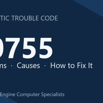 P0755 Code Symptoms, Causes, Diagnosis & Repair Procedures Guide