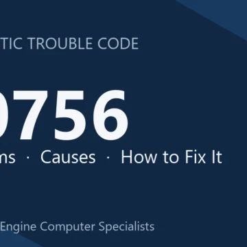P0756 Code Symptoms, Causes, Diagnosis & Repair Costs Guide Pricing