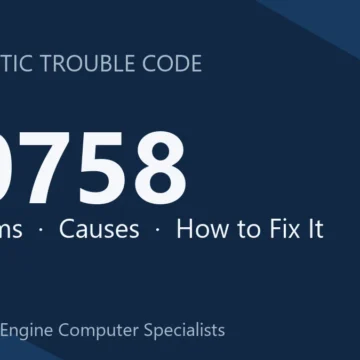 P0758 Code Symptoms, Causes, Diagnosis & Repair & Reprogramming Guide