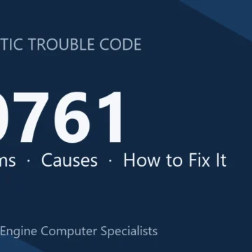 P0761 Code Symptoms, Causes, Diagnosis & Repair Guide and Programming