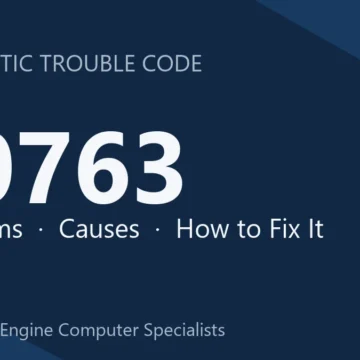 P0763 Code Symptoms, Causes, Diagnosis & Comprehensive Repair Guide