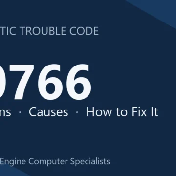 P0766 Code Symptoms, Causes, Diagnosis & Repair Overview Guide