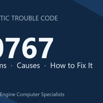 P0767 Code Symptoms, Causes, Diagnosis & Repair Overview Guide