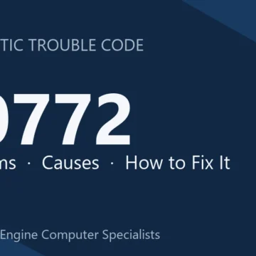 P0772 Code Symptoms, Causes, Diagnosis, Repair Costs & Safety Tips