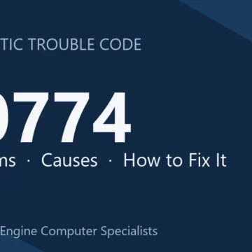 P0774 Code Symptoms, Causes, Diagnosis and Repair Guide Steps