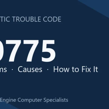 P0775 Code Symptoms, Causes, Diagnosis & Repair Guide – Full Details