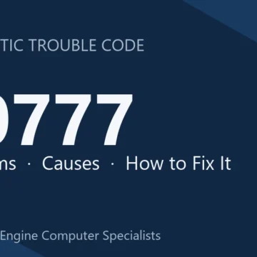 P0777 Code Symptoms, Causes, Diagnosis & Repair Guide with Costs