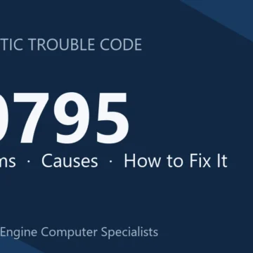 P0795 Code Symptoms, Causes, Diagnosis, Reprogramming & Repair Costs