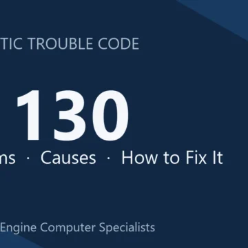 P1130 Code Symptoms, Causes, Diagnosis & Repair Cost & Pricing
