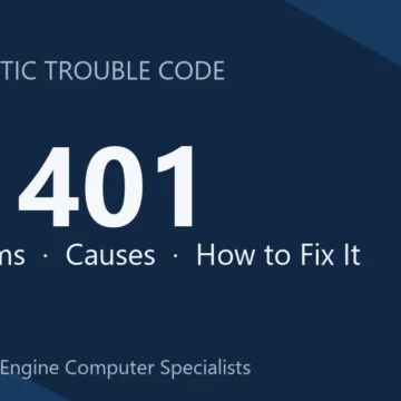 P1401 Code Symptoms, Causes & Repair Guide