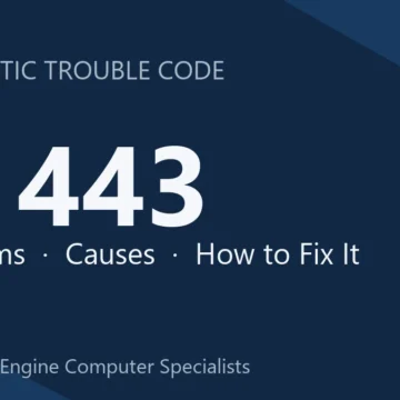 P1443 Code Symptoms, Causes, Diagnosis and Repair Guide for ECM