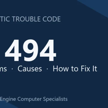 P1494 Code Symptoms, Causes, Diagnosis & Repair Costs Guide Overview
