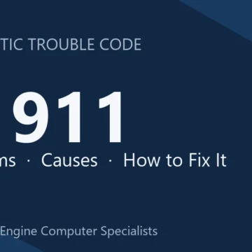 P1911 Code Symptoms, Causes, Diagnosis & Complete Repair Guide