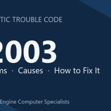 P2003 Code Symptoms, Causes, and Repair Cost Overview Guide & Details