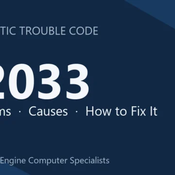 P2033 Code Symptoms, Causes, Diagnostic Steps & Cost Estimate