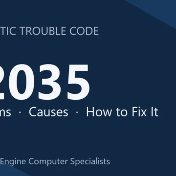 P2035 Code Symptoms, Causes, Diagnosis and Repair Cost Guide