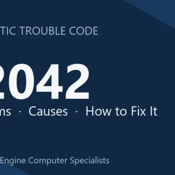 P2042 Code Symptoms, Causes, Diagnosis, Repair & Cost Overview