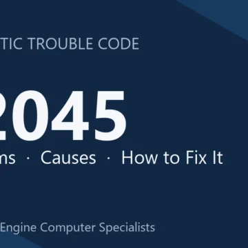 P2045 Code Symptoms, Causes, Diagnosis & Repair Costs Complete Guide