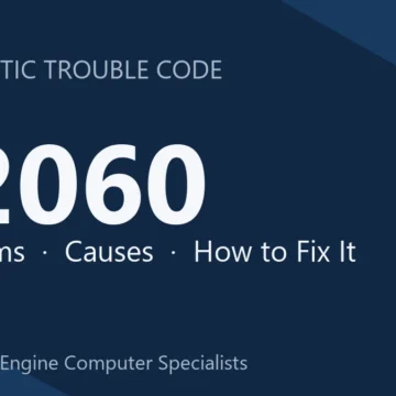 P2060 Code Symptoms, Causes, Diagnosis & Repair Procedures Guide